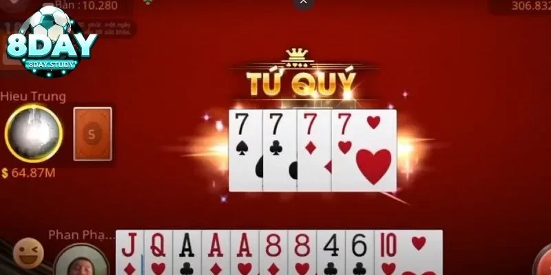 Các trò chơi bài nổi bật tại game bài 8Day