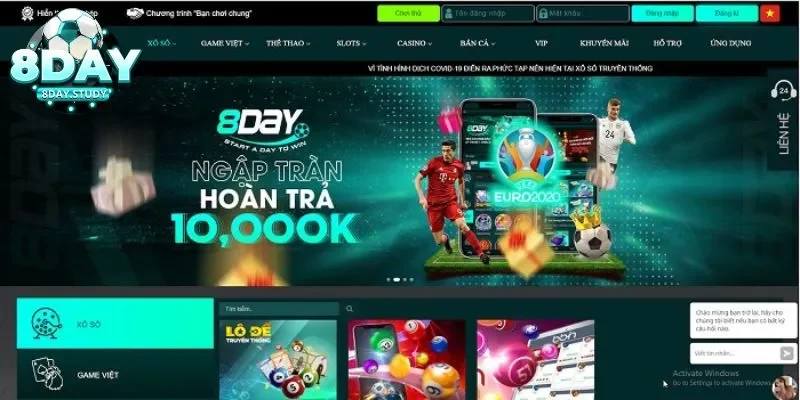 Hướng dẫn chơi 8Day 2 Hướng dẫn chơi 8Day - lựa chọn các trò chơi