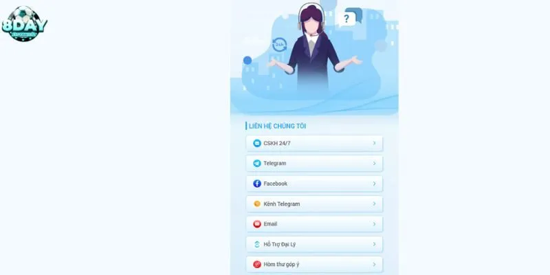 8Day - Dịch vụ hỗ trợ khách hàng tận tâm 24/7