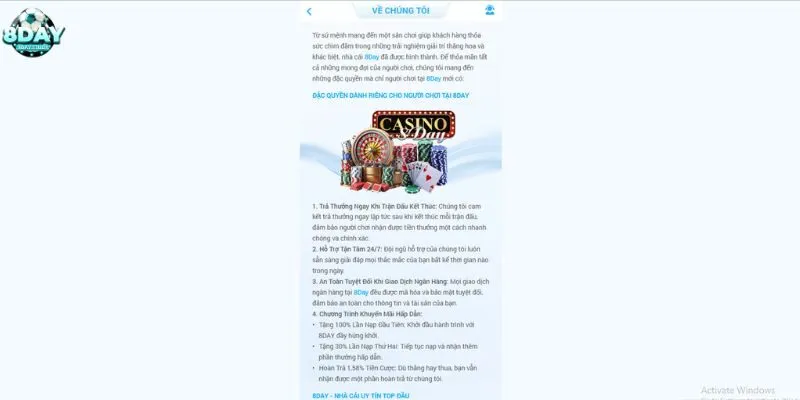 So sánh nhà cái 8Day với các nhà cái khác